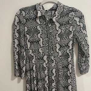 Zara Woman Snake print Maxi Dress 💕